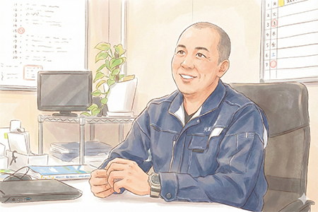 チームワークの良さを語る先輩スタッフ