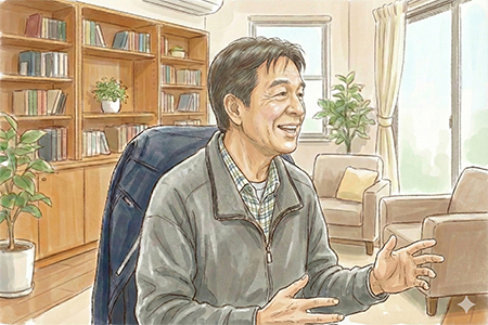 会社の成長を肌で感じると話す配車担当