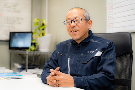 光世通商株式会社 ドライバー 井上（入社3年目・55歳）