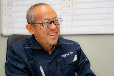 風通しの良い職場と語るドライバー井上