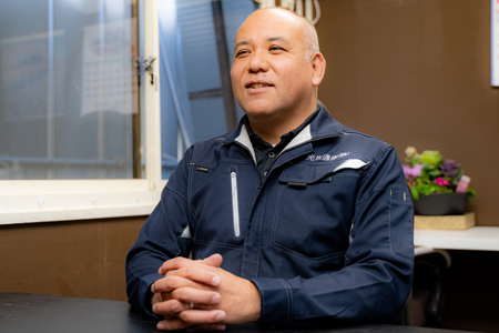 ドライバー希望者へメッセージを送る津田社長